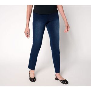 Adidas Women's Pants Sz S Tummy Control Prime Denim Jeans Blue